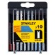 STANLEY STA28020 10dílná sada pilových listů HCS-HSS do dřeva a kovu, uchycení "U