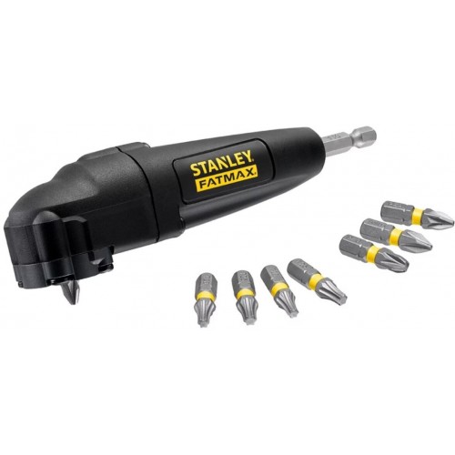 STANLEY STA88582-XJ Pravoúhlý šroubovací nástavec s 9dílnou sadou torzních bitů 25mm