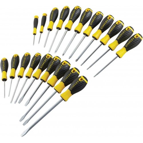 STANLEY STHT0-60213 Essential 20dílná sada šroubováků STANLEY STHT0-60213 Essential 20dílná sada šroubováků