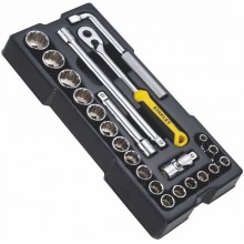 STANLEY STMT1-74726 23dílná sada 1/2" 12hranných hlavic - modul