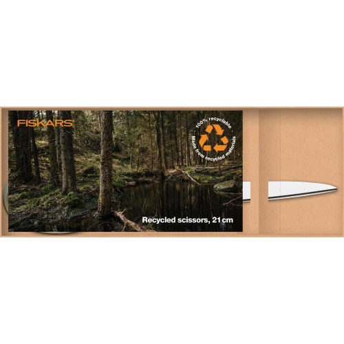 Fiskars Recyklované nůžky, 21 cm, dárkové balení 1059075