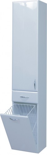 INTEDOOR AZZURRA vysoká koupelnová skříňka závěsná AZSV35LKZ/63