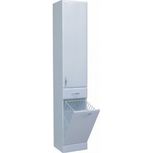 INTEDOOR AZZURRA vysoká koupelnová skříňka na soklu pravá AZSV35PK/63