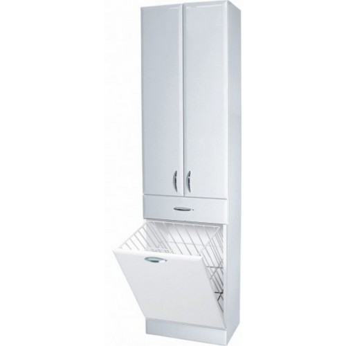 INTEDOOR AZZURRA vysoká koupelnová skříňka na soklu AZSV50K/63