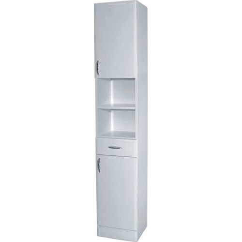 INTEDOOR AZZURRA vysoká koupelnová skříňka na soklu pravá AZSVP35P/63