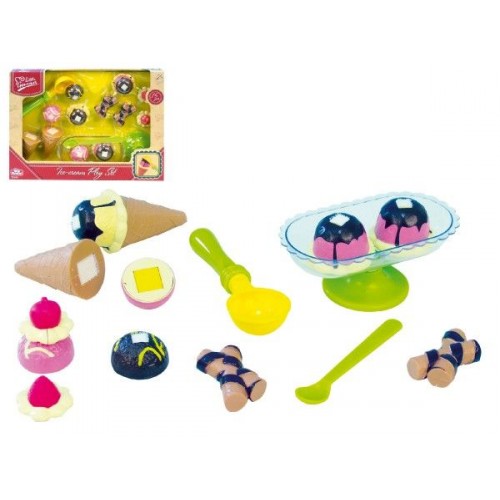 Sada zmrzlina s doplňky, krájecí, plast, 15ks 00622848 Sada zmrzlina s doplňky, krájecí, plast, 15ks 00622848