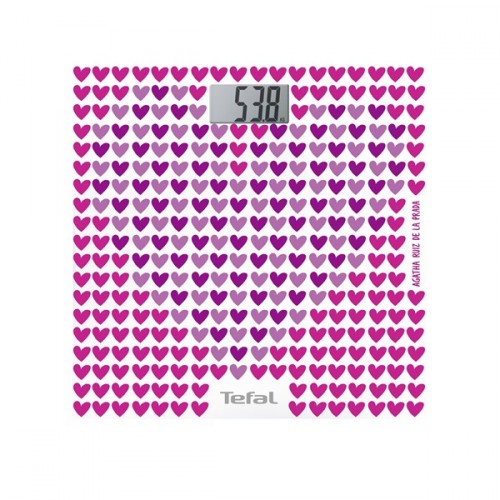 TEFAL FASHION Loving mood Pink AGATHA RUIZ osobní váha sklo PP1124V0
