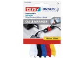 TESA Správce kabelů - malý, 5ks, různé barvy, 12 mm x 200 mm 55236-00000-01