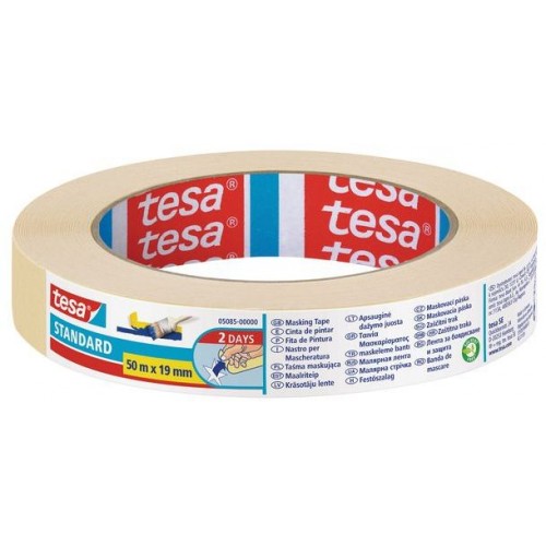 TESA Maskovací páska STANDARD, odstranitelná do 2 dnů, 50m x 19mm 05085-00000-00