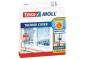 TESA MOLL Thermo Cover, transparentní fólie na rám okna, průhledná, 1,7m x 1,5m 05430-00000-01