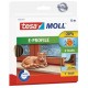 TESA MOLL Gumové těsnění, hnědé, na okna a dveře, E profil, 6m 05463-00123-00