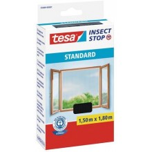 TESA Síť proti hmyzu STANDARD, na okno, antracitová, 1,5m x 1,8m 55680-00001-02