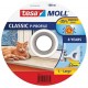 TESA MOLL Gumové těsnění, bílé, na okna a dveře, P profil, buben 100m 55703-00100-00
