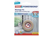 TESA Powerbond Montážní oboustranná pěnová páska na sklo, průhledná, 1,5m x 19mm 55743-00003-02