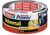 TESA Opravná páska Extra Power Universal, textilní, silně lepivá, černá, 25m x 50mm 56388-00001-07