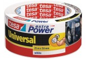 TESA Opravná páska Extra Power Universal, textilní, silně lepivá, bílá, 25m x 50mm
