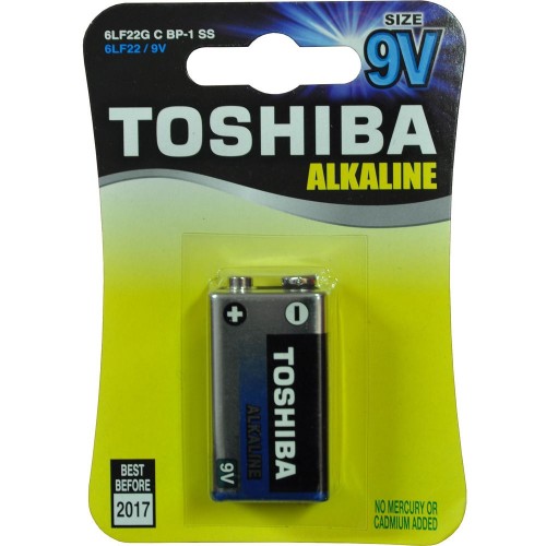 TOSHIBA Alkalická tužková baterie 6LF22G 1BP 9V 35040727 TOSHIBA Alkalická tužková baterie 6LF22G 1BP 9V 35040727