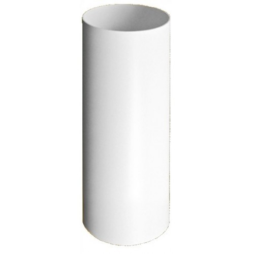 Vzduchotechnika kruhové plastové potrubí pr. 125 mm délky 1.0 m KO125-1.0