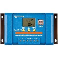 Victron Energy BlueSolar PWM-LCD&USB Solární regulátor (12/24V-20A) SCC010020050