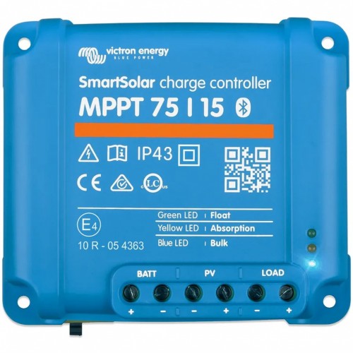 Victron Energy SmartSolar MPPT 75/15 Solární regulátor (12/24V-15A) SCC075015060R Victron Energy SmartSolar MPPT 75/15 Solární regulátor (12/24V-15A) SCC075015060R