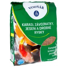 VODNÁŘ krmivo pro závojnatky, jeseny a jiné drobné rybky, 4kg
