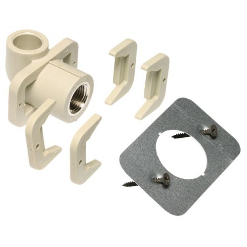 PPR nástěnné koleno do sádrokartonu 20 x 1/2", 60252020