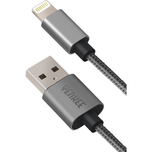 YENKEE YCU 601 GY kabel USB / lightning 1m 45011250