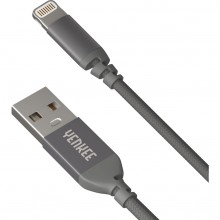 YENKEE YCU 611 GY USB / lightning 1m kabel šedý 30015966