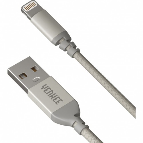 YENKEE YCU 611 SR USB / lightning 1m kabel stříbrný 30015969
