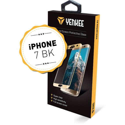YENKEE YPG 3D05 3D ochranné sklo iPhone 7BK 30015579