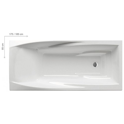 RAVAK Vana YOU 175x85 N bez přepadu snowwhite C791200000 RAVAK Vana YOU 175x85 N bez přepadu snowwhite C791200000