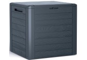 Prosperplast WOODEBOX Zahradní box 58,5 cm, 140l, antracit MBWL140