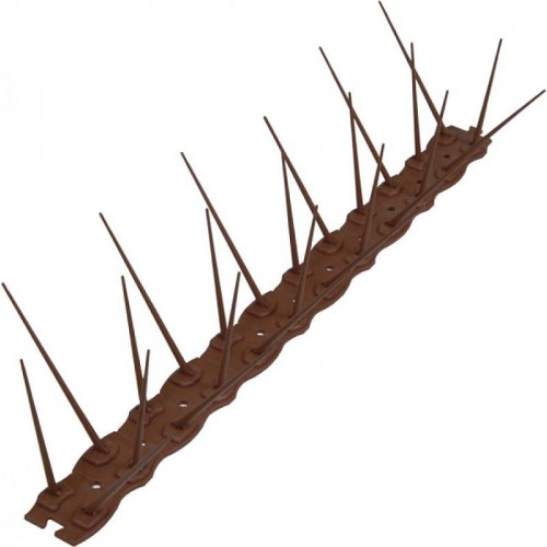 Plastové hroty proti ptákům, tmavě hnědá 40447