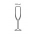 BANQUET Degustation Crystal sklenice na šampaňské, 220ml, 6ks, 02B4G001220