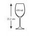 BANQUET Degustation Crystal Burgundy sklenice na víno, 650ml, 6ks,02B4G001650