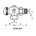 HERZ TS-98-VHF-Termostatický ventil M30x1,5 axiální 1/2" šedá krytka 1762826