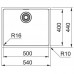 Franke Maris MRX 110-50, 540x440 mm, nerezový dřez 122.0531.808