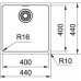 Franke Maris MRX 210/610-40, 440x440 mm, nerezový dřez 127.0539.540