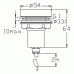 Halogenová lampa 12V/35W, chrom POLYSAN