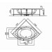 IDEAL Standard CONNECT rohová vana 140 x 140 cm E020701