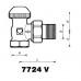 HERZ TS-90-V-Termostatický ventil rohový 1/2", M 28 x 1,5 červená krytka 1772467