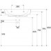 KERAMAG Renova Nr. 1 Plan umyvadlo s otvorem 60 x 48 cm 222260000