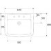 KERAMAG Renova Nr. 1 Plan umyvadlo s otvorem 60 x 48 cm 222260000
