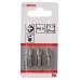 BOSCH Extra-Hart Šroubovací bit zvlášť tvrdý PH 3, 25mm, 3ks 2607001515