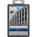 BOSCH Robust Line Sada spirálových vrtáků do dřeva, 8dílná 2607010533