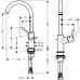 Hansgrohe Talis S2 Páková umyvadlová baterie, chrom 32084000