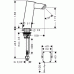 Hansgrohe TALIS S2 Elektronická baterie DN15 s reg. teploty, bater. provoz, chrom 32110000