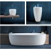 LAUFEN IL BAGNO ALESSI One umyvadlo 52x53 cm, bez otvoru pro baterii, LCC 8.1197.1.400.109.1