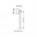 Hansgrohe AXOR UNO2 Kruh na ručník, chrom 41521000