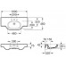 Roca Meridian umyvadlo 100 x 46 cm 732724B000